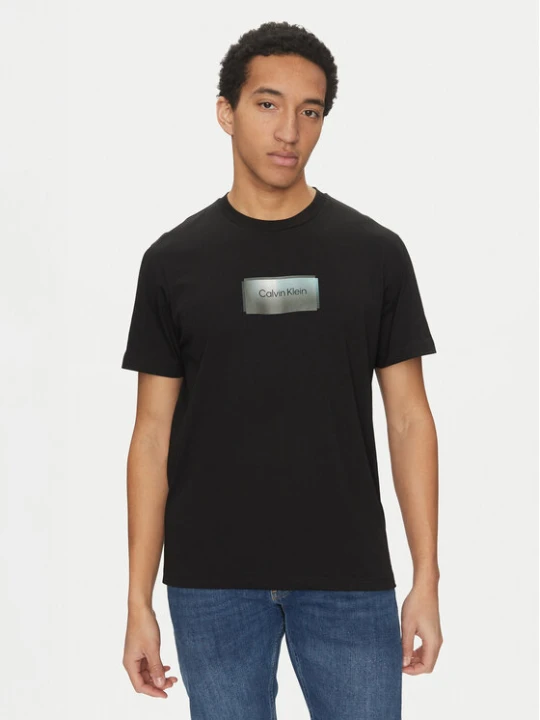 Zdjęcie produktu Calvin Klein T-Shirt K10K114174 Czarny Regular Fit