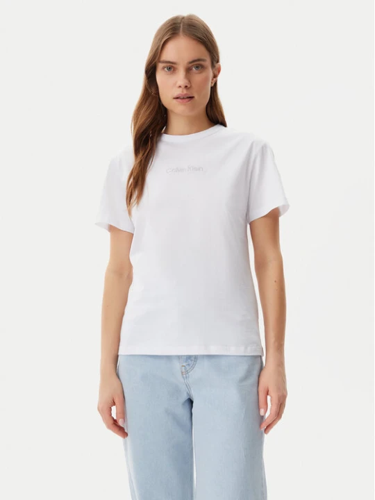 Zdjęcie produktu Calvin Klein T-Shirt K20K208294 Biały Regular Fit