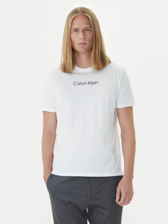 Zdjęcie produktu Calvin Klein T-Shirt Logo 30s LV04LD230G Biały Relaxed Fit