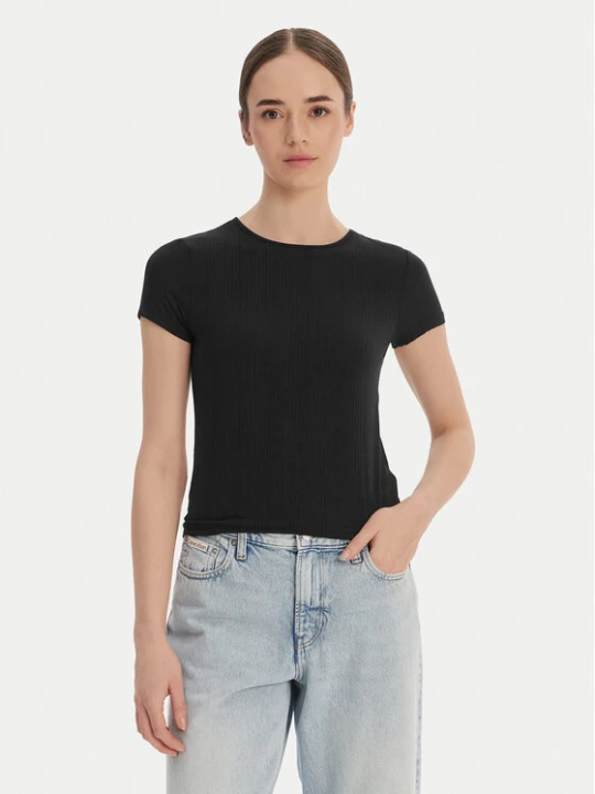 Zdjęcie produktu Calvin Klein T-Shirt LV00QS7618 Czarny Slim Fit