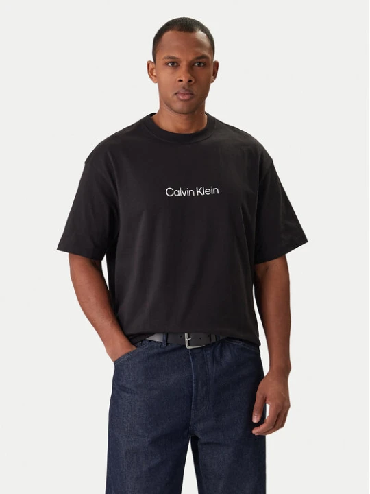 Zdjęcie produktu Calvin Klein T-Shirt LV040HM228 Czarny Relaxed Fit