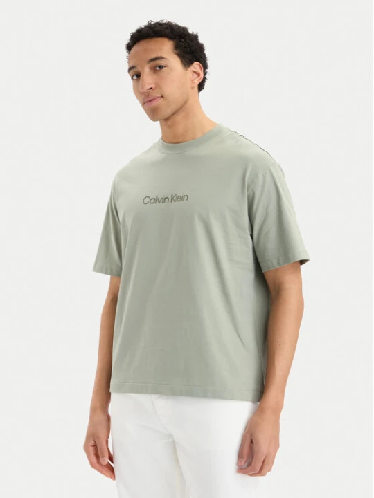 Zdjęcie produktu Calvin Klein T-Shirt LV040HM228 Khaki Relaxed Fit
