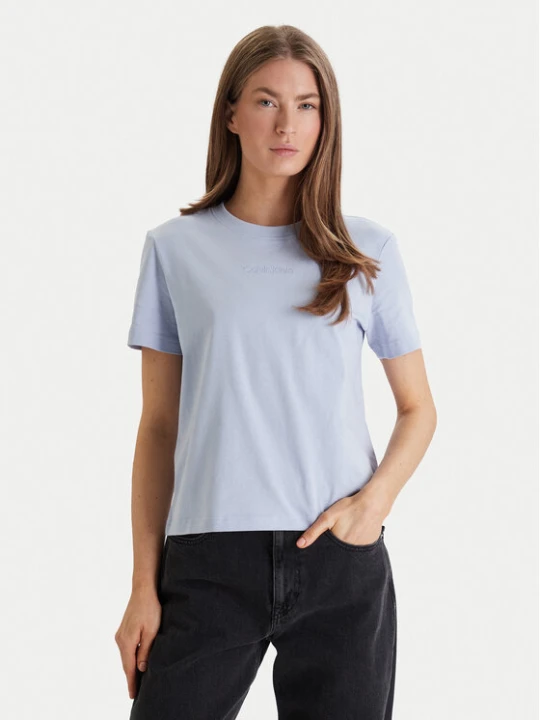 Zdjęcie produktu Calvin Klein T-Shirt LV044C905G Niebieski Regular Fit