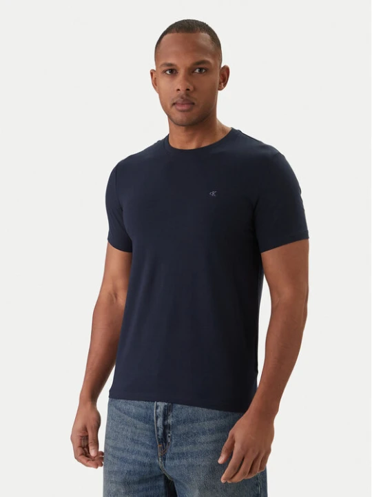 Zdjęcie produktu Calvin Klein T-Shirt LV04LC240G Granatowy Slim Fit