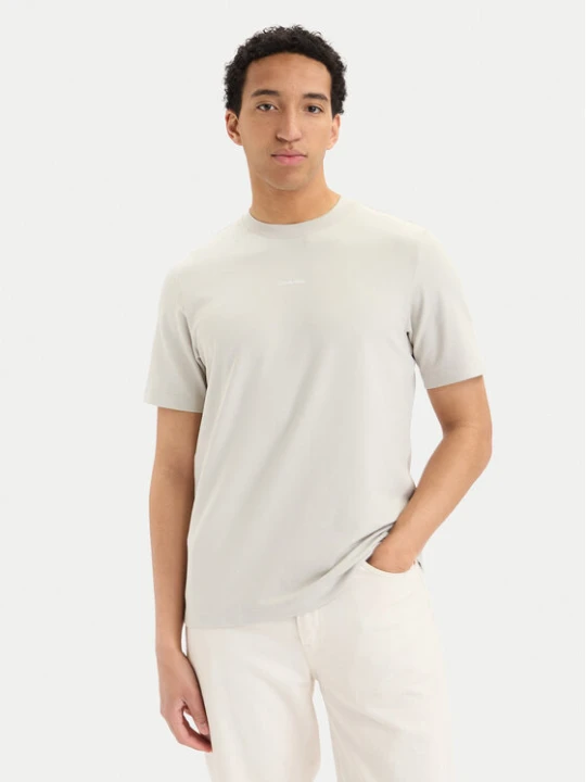 Zdjęcie produktu Calvin Klein T-Shirt LV04LC241G Beżowy jasny Regular Fit