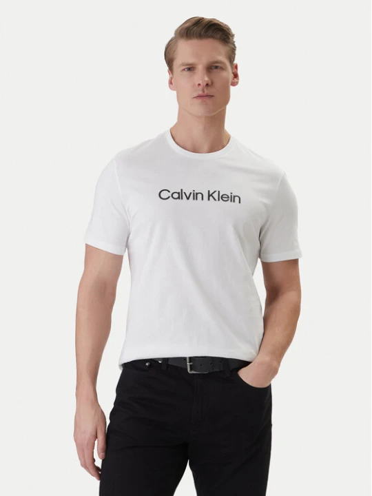 Zdjęcie produktu Calvin Klein T-Shirt LV04LF809G Biały Regular Fit