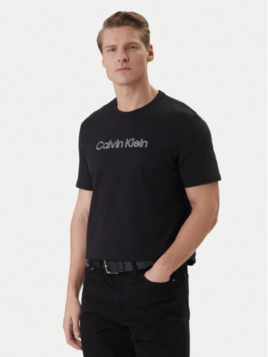Zdjęcie produktu Calvin Klein T-Shirt LV04LF809G Czarny Regular Fit