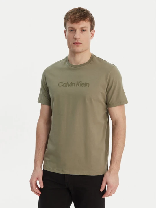 Zdjęcie produktu Calvin Klein T-Shirt LV04LF810G Zielony Regular Fit