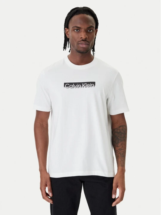 Zdjęcie produktu Calvin Klein T-Shirt LV04LF812G Biały Regular Fit