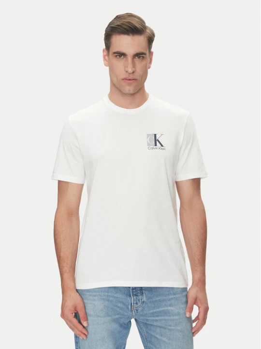 Zdjęcie produktu Calvin Klein T-Shirt LV04RC853G Biały Regular Fit
