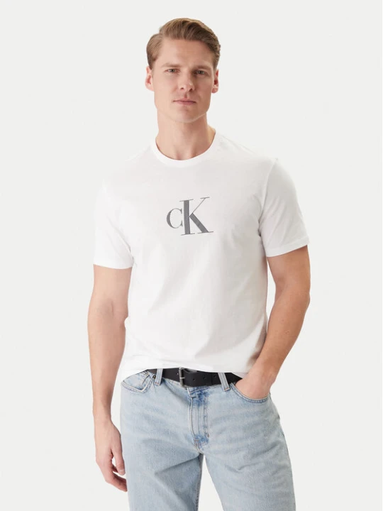 Zdjęcie produktu Calvin Klein T-Shirt LV04RF853G Biały Regular Fit
