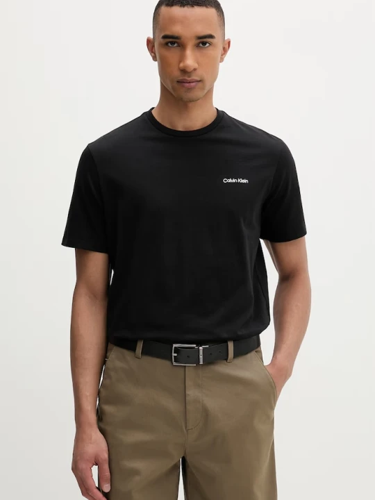 Zdjęcie produktu Calvin Klein t-shirt męski bawełniany czarny