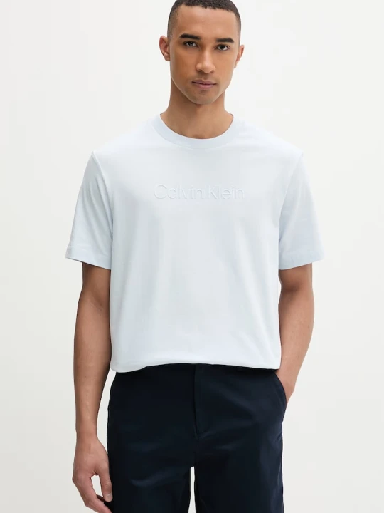 Zdjęcie produktu Calvin Klein T-shirt męski bawełniany niebieski