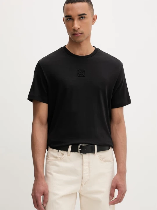 Zdjęcie produktu Calvin Klein T-shirt męski bawełniany czarny