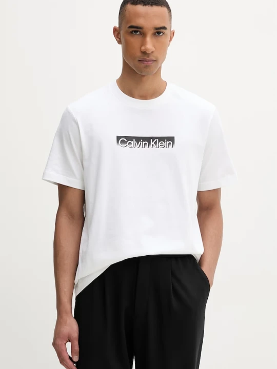 Zdjęcie produktu Calvin Klein T-shirt męski bawełniany biały