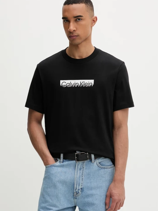 Zdjęcie produktu Calvin Klein T-shirt męski bawełniany czarny