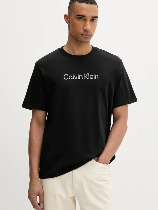 Zdjęcie produktu Calvin Klein T-shirt męski bawełniany czarny