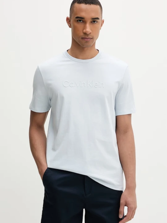 Zdjęcie produktu Calvin Klein T-shirt męski bawełniany niebieski