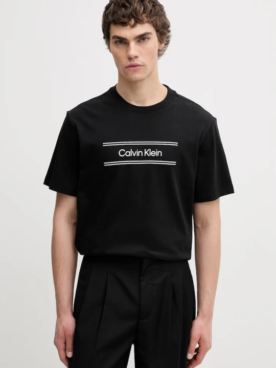 Zdjęcie produktu Calvin Klein T-shirt męski bawełniany czarny