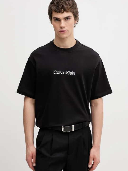 Zdjęcie produktu Calvin Klein T-shirt męski bawełniany czarny