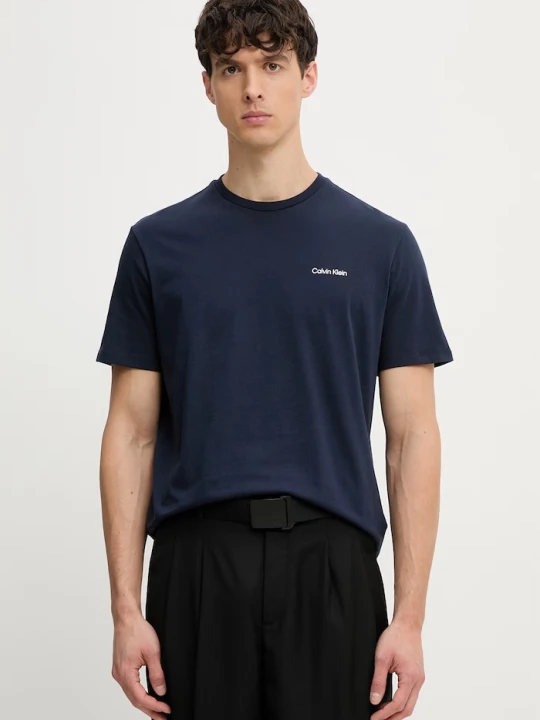 Zdjęcie produktu Calvin Klein T-shirt męski bawełniany granatowy