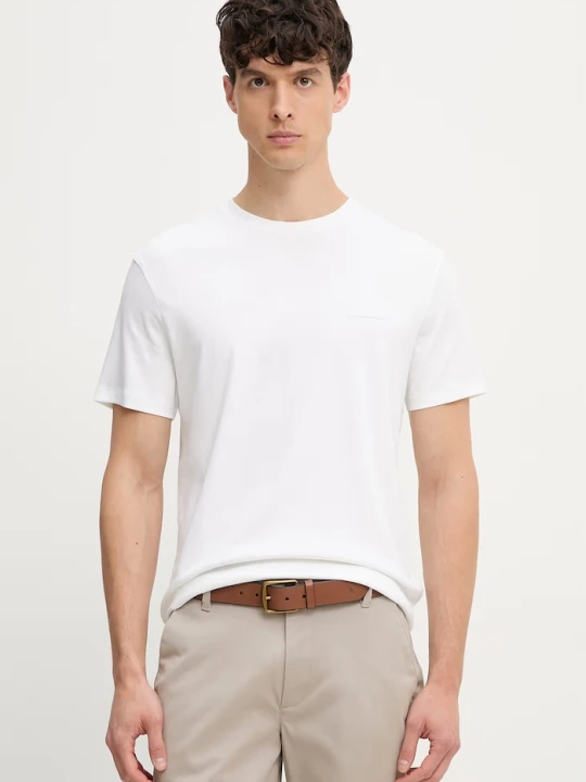 Zdjęcie produktu Calvin Klein T-shirt męski bawełniany beżowy