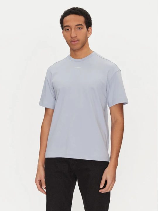 Zdjęcie produktu Calvin Klein T-Shirt Nano Logo K10K112487 Niebieski Regular Fit