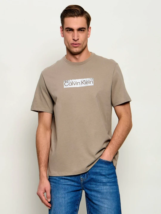 Zdjęcie produktu Calvin Klein T-shirt | Regular Fit beżowy