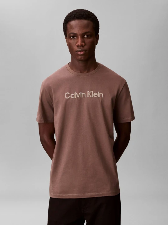 Zdjęcie produktu Calvin Klein T-shirt | Regular Fit brązowy