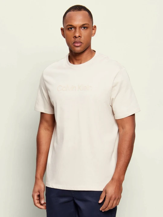 Zdjęcie produktu Calvin Klein T-shirt | Regular Fit beżowy