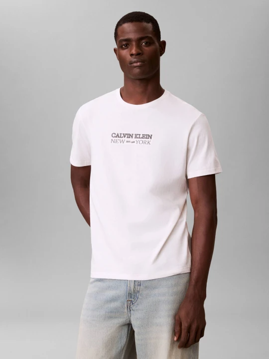 Zdjęcie produktu Calvin Klein T-shirt | Regular Fit kremowy