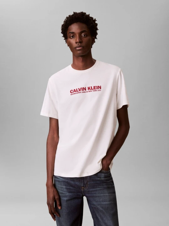 Zdjęcie produktu Calvin Klein T-shirt | Regular Fit ecru