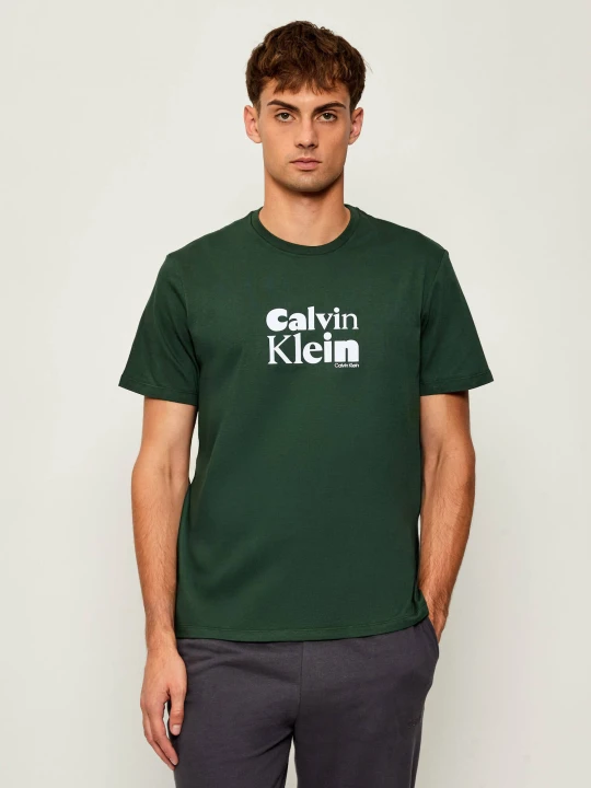Zdjęcie produktu Calvin Klein T-shirt | Regular Fit butelkowa zieleń