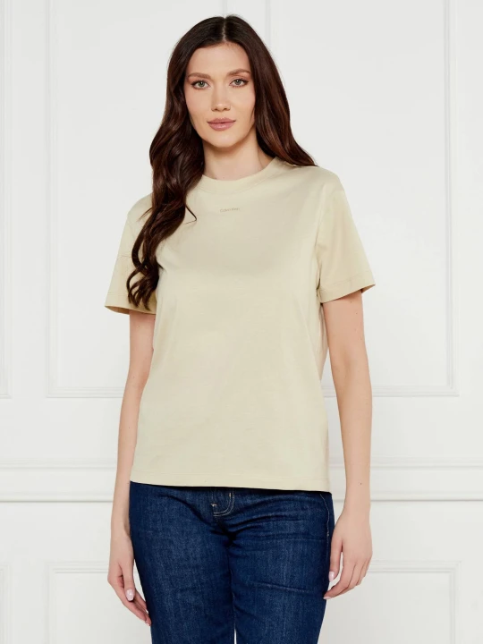 Zdjęcie produktu Calvin Klein T-shirt | Regular Fit beżowy