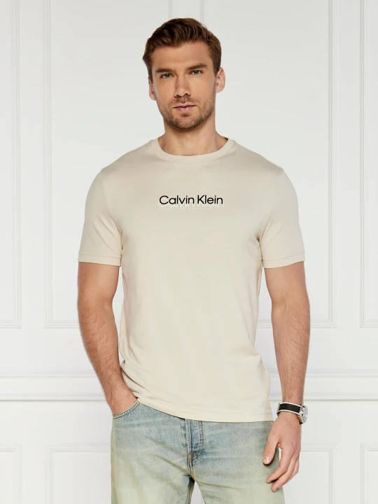 Zdjęcie produktu Calvin Klein T-shirt | Regular Fit beżowy
