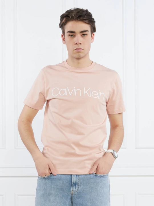 Zdjęcie produktu Calvin Klein T-shirt | Regular Fit brzoskwiniowy