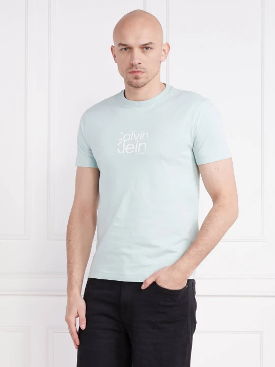 Zdjęcie produktu Calvin Klein T-shirt | Regular Fit miętowy