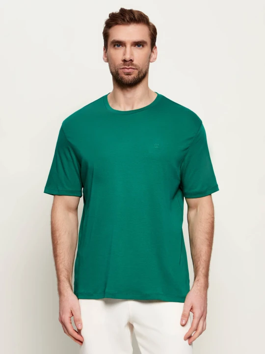 Zdjęcie produktu Calvin Klein T-shirt | Regular Fit | pima zielony