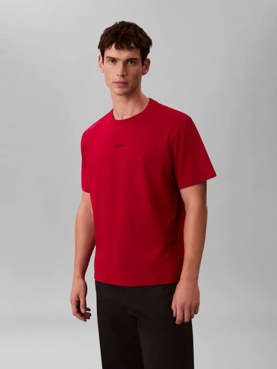 Zdjęcie produktu Calvin Klein T-shirt | Relaxed fit | stretch pique czerwony