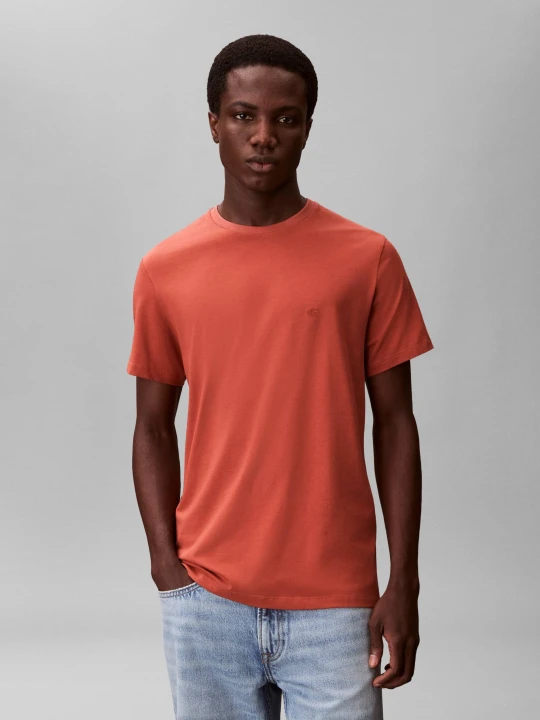 Zdjęcie produktu Calvin Klein T-shirt | Slim Fit pomarańczowy