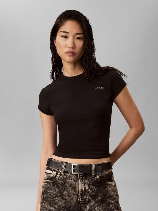 Zdjęcie produktu Calvin Klein T-shirt | Slim Fit czarny