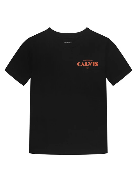 Zdjęcie produktu Calvin Klein T-Shirt Small Chest LVCKTJA40B Czarny Regular Fit