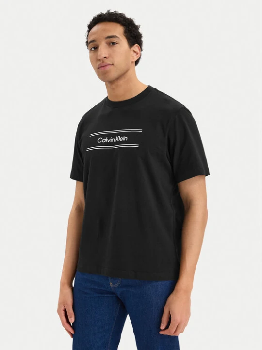 Zdjęcie produktu Calvin Klein T-Shirt SS 20s EU LV04LG813G Czarny Regular Fit