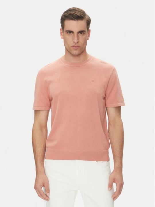 Zdjęcie produktu Calvin Klein T-Shirt Supima LV04LC333G Koralowy Regular Fit