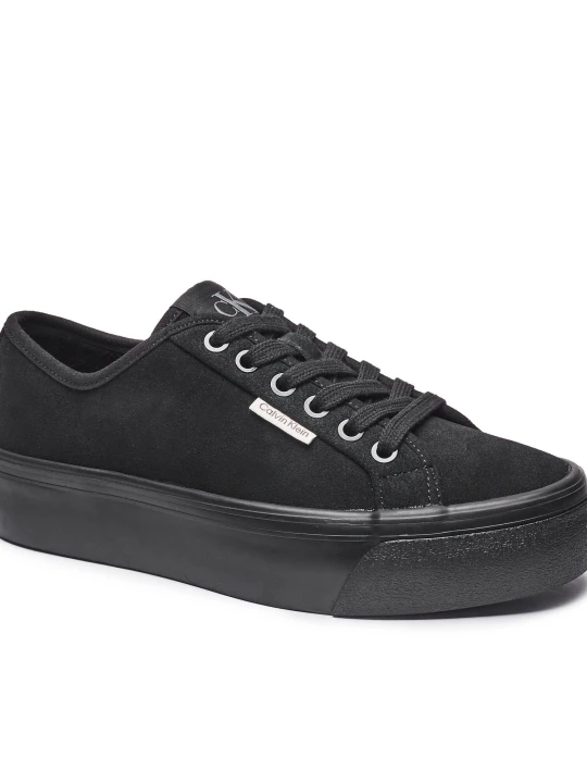 Zdjęcie produktu Calvin Klein Tenisówki VULC | z dodatkiem wełny | zamsz czarny