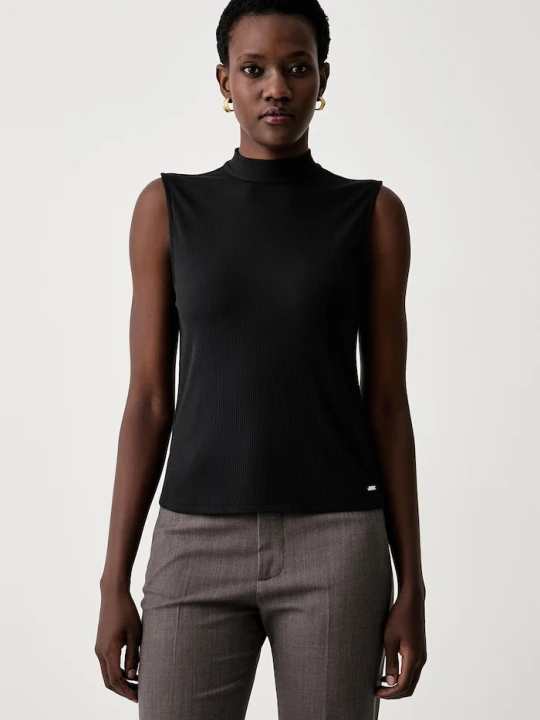 Zdjęcie produktu Calvin Klein top damski z modalem czarny