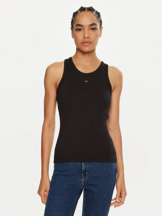 Zdjęcie produktu Calvin Klein Top Graphic K20K208065 Czarny Slim Fit