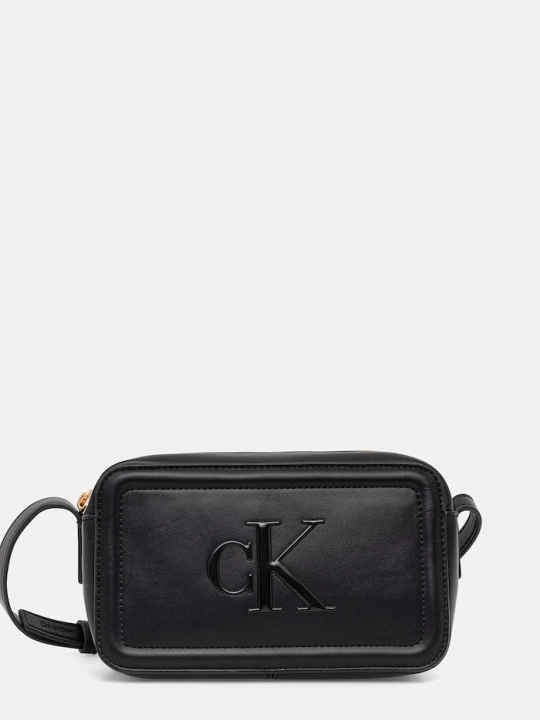 Zdjęcie produktu Calvin Klein torebka crossbody damska z imitacji skóry czarny