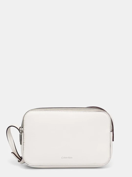 Zdjęcie produktu Calvin Klein torebka crossbody damska z imitacji skóry biały