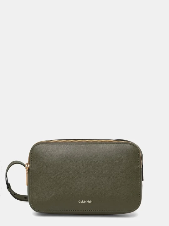 Zdjęcie produktu Calvin Klein torebka crossbody damska z imitacji skóry zielony